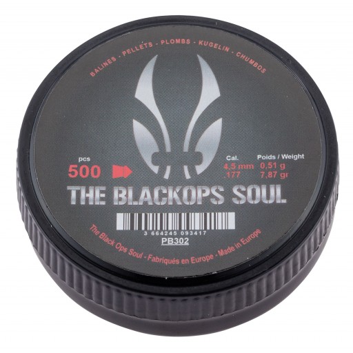 Boîte de 500 plombs pointus BO - calibre 4.5mm