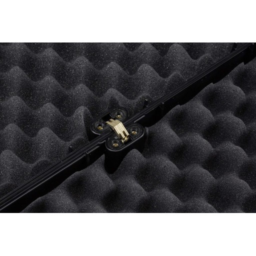 Mallettes noires en polypropylène pour arme