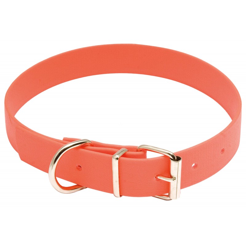 Collier pour chien Biothane orange fluo - Country