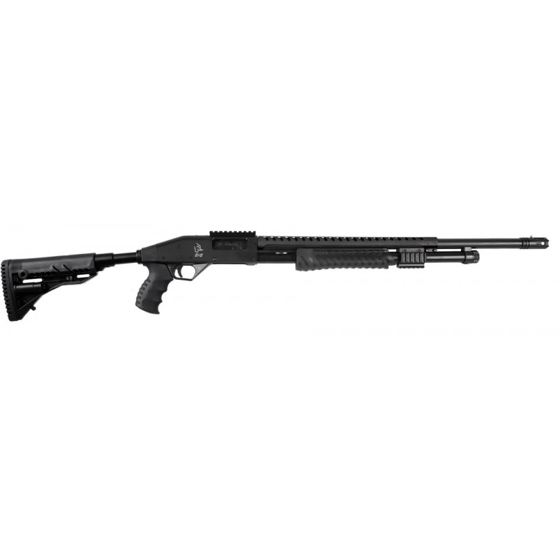 Fusil à pompe de marque Taurus, modèle ST12 Tactical 5 coups en calibre 12/76 Fusil à pompe de marque Taurus, modèle ST12 Tactical 5 coups en calibre 12/76