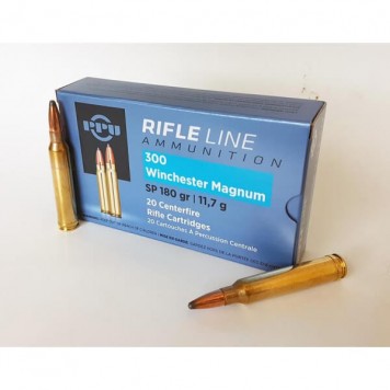 Boîte de 20 cartouches Partizan 300 Win Mag 180 grains SP
