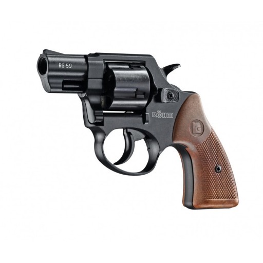 Revolver à blanc Rohm RG59 Black  - 9mm/380 RK