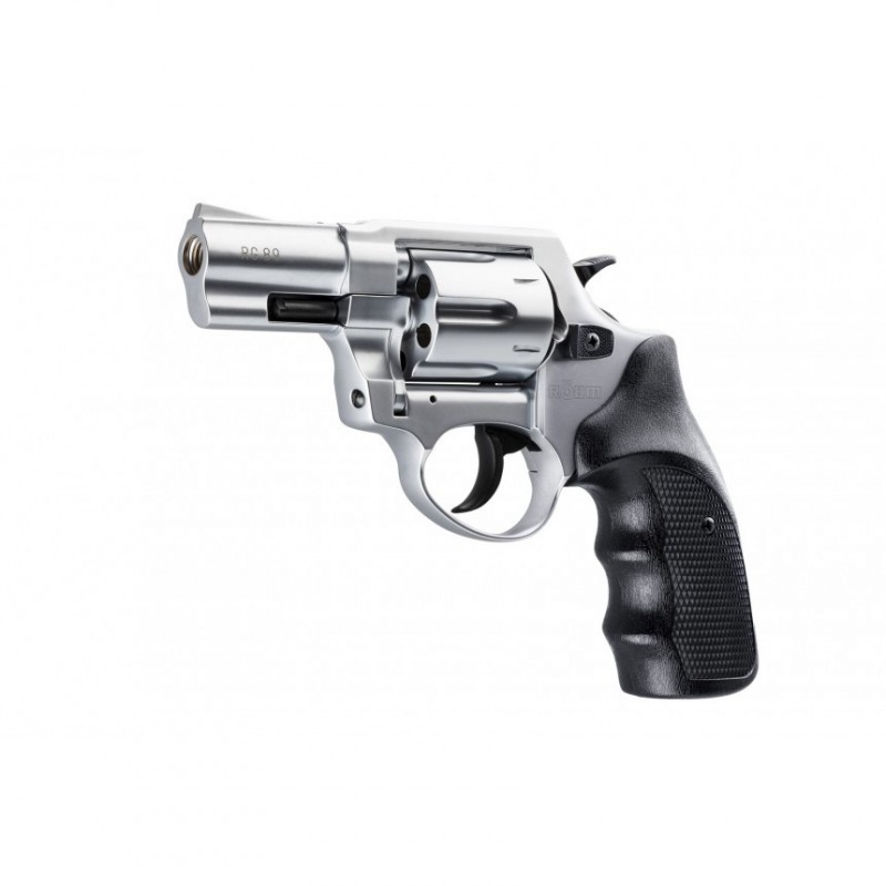 Revolver à blanc Rohm RG59 Chrome  - 9mm/380 RK