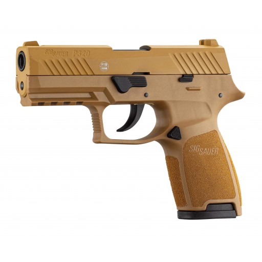 sig sauer p320 9mm pak version fde tan