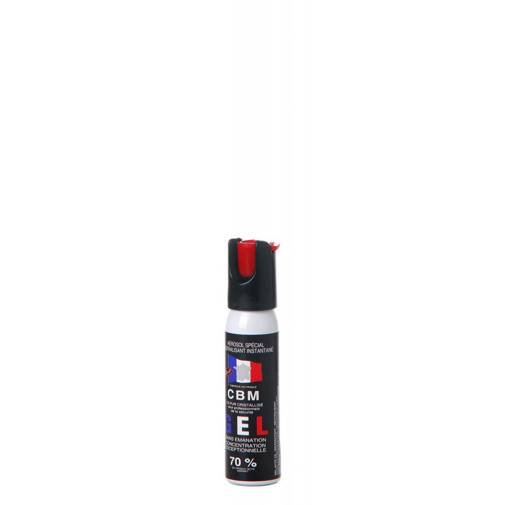 Bombe de défense lacrymogène gel cs 25 ml - Arme de défense/Bombe  lacrymogène 