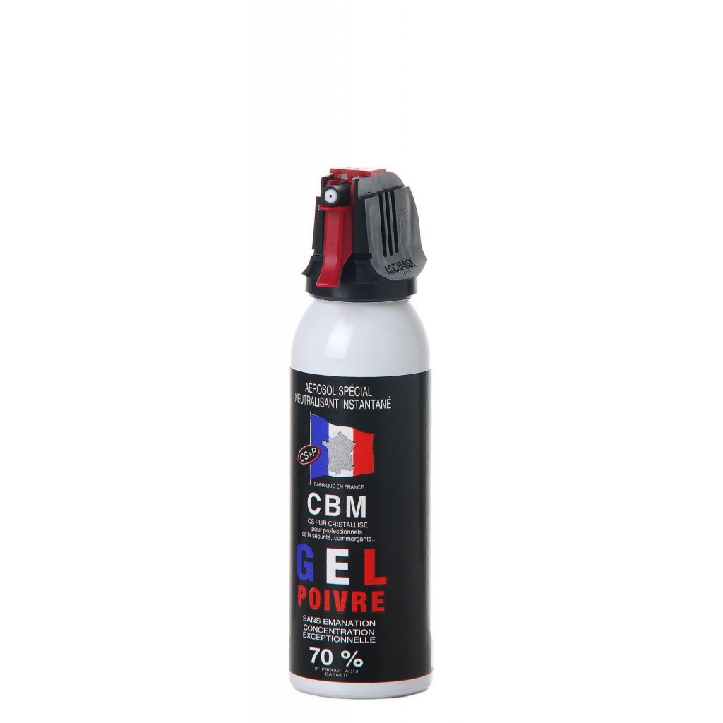 Spray anti-agression avec gaz au poivre de 40 ml - Lacrymogènes