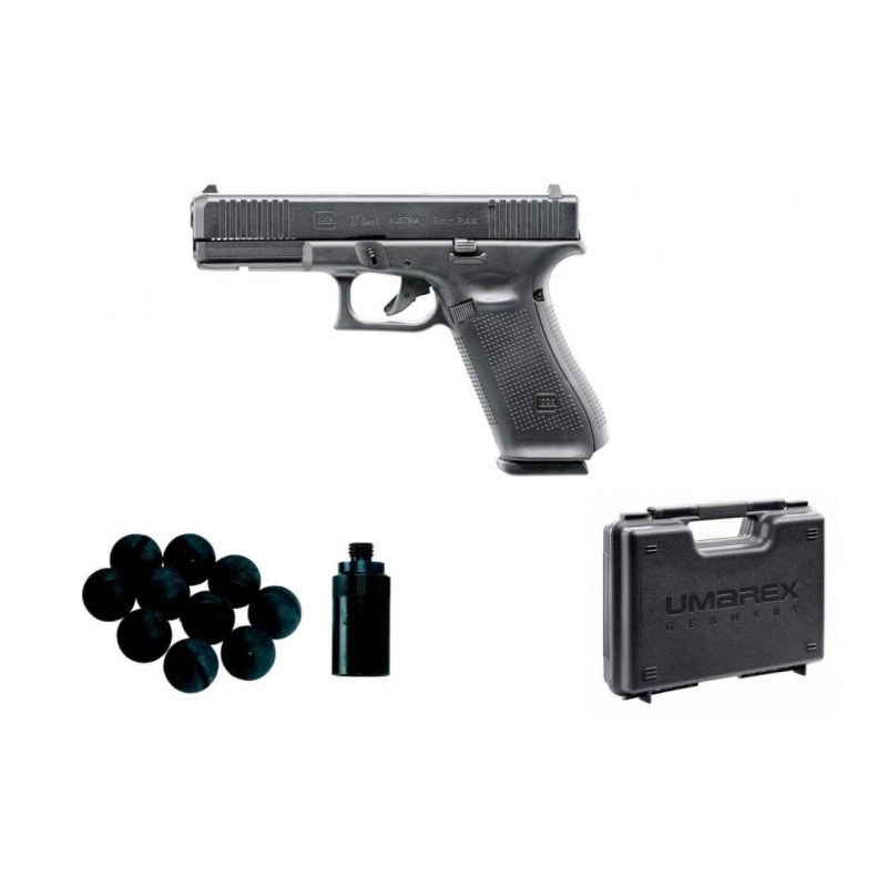 glock 17 gen 5 + malette umarex + adaptateur gomm cogn