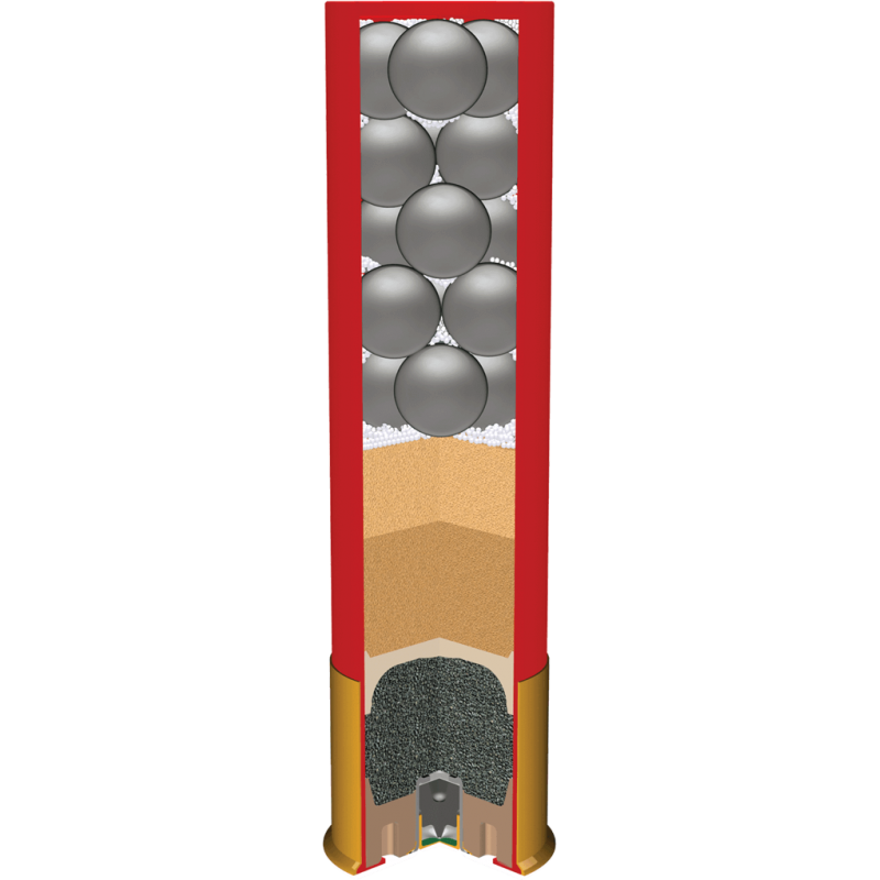 5 cartouches Winchester Super-X Buckshot 9...