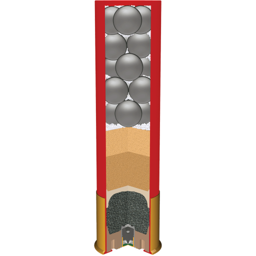 5 cartouches Winchester Super-X Buckshot 9 grains - calibre 12/70