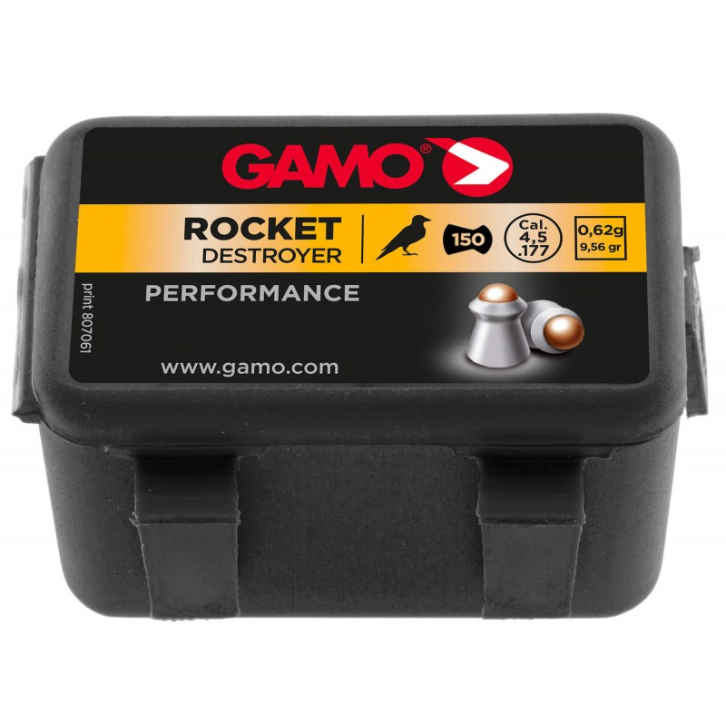 Boîte de 150 Plombs GAMO Rocket Destroyer - Calibre 4.5mm