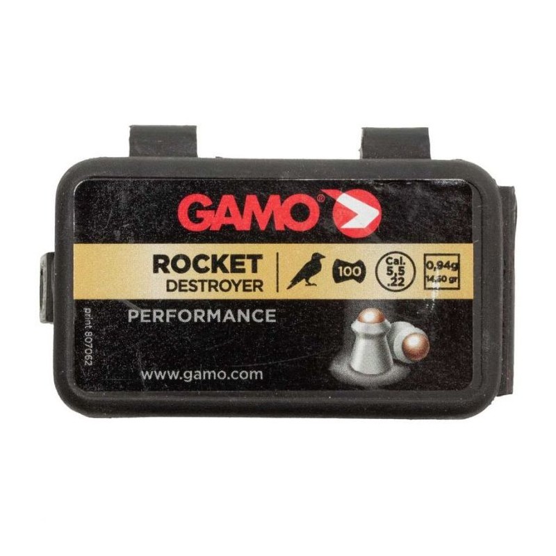 Boîte de 100 Plombs GAMO Rocket Destroyer - Calibre 5.5mm