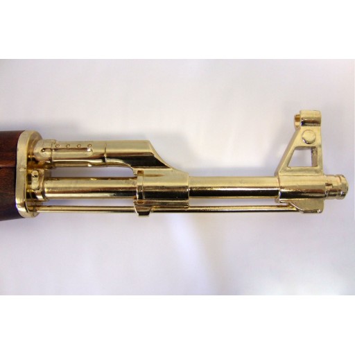 Réplique décorative fusil d'assaut AK-47 doré - Denix