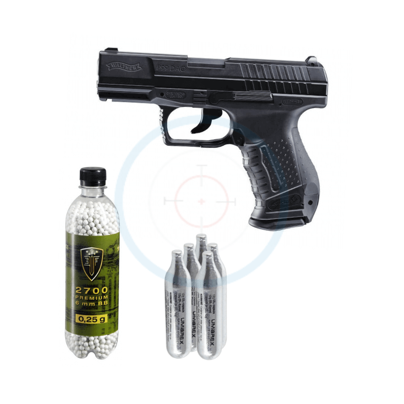 Pack Pistolet Walther P99 DAO - calibre 6mm BBs