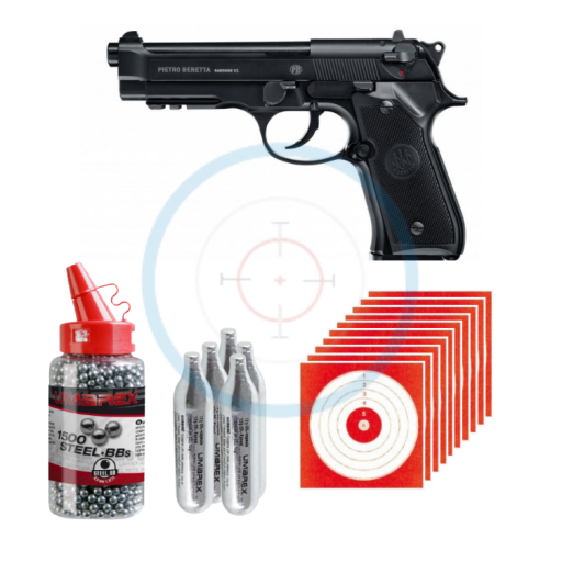 Pack Pistolet Beretta M92 A1 - calibre 4.5 BBs
