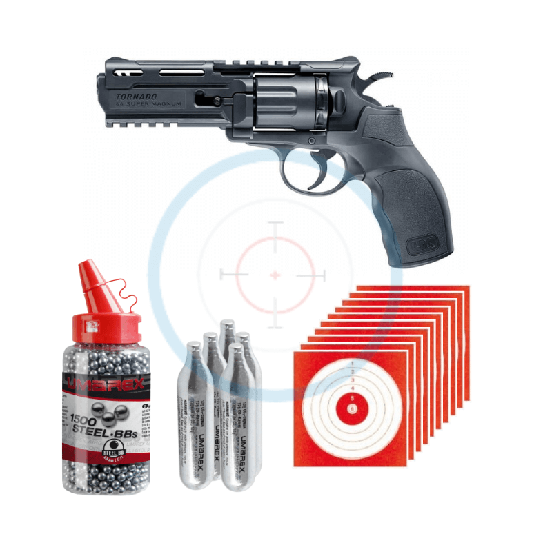 Pack Revolver Umarex Tornado - calibre 4.5mm BBs