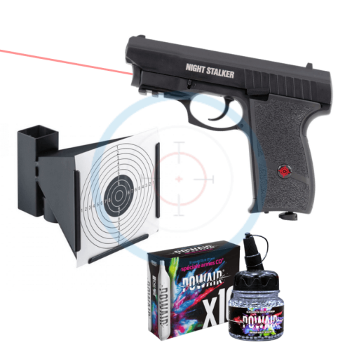 Pack Pistolet Crosman Night Stalker - calibre 4.5mm BBs