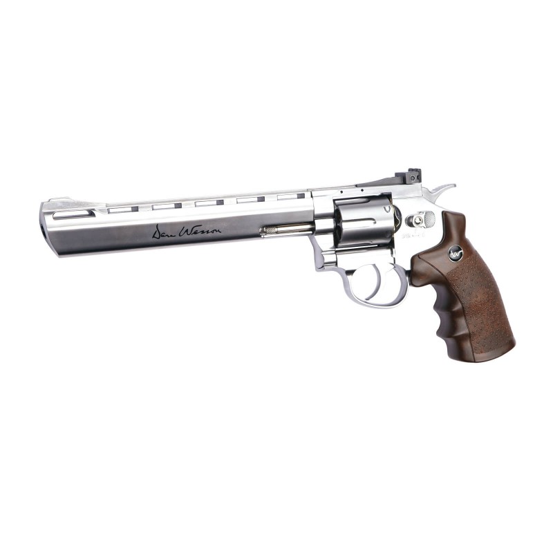 Revolver ASG Dan Wesson 8" Chrome - calibre 4.5mm BBs
