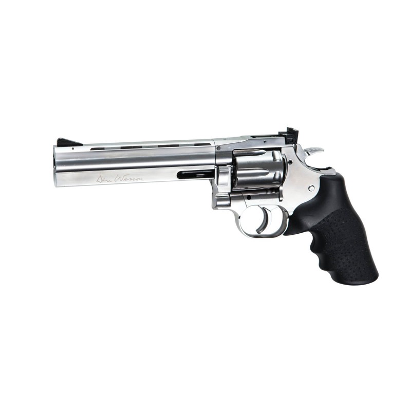 Revolver ASG Dan Wesson 715 6" Silver - calibre 4.5mm BBs