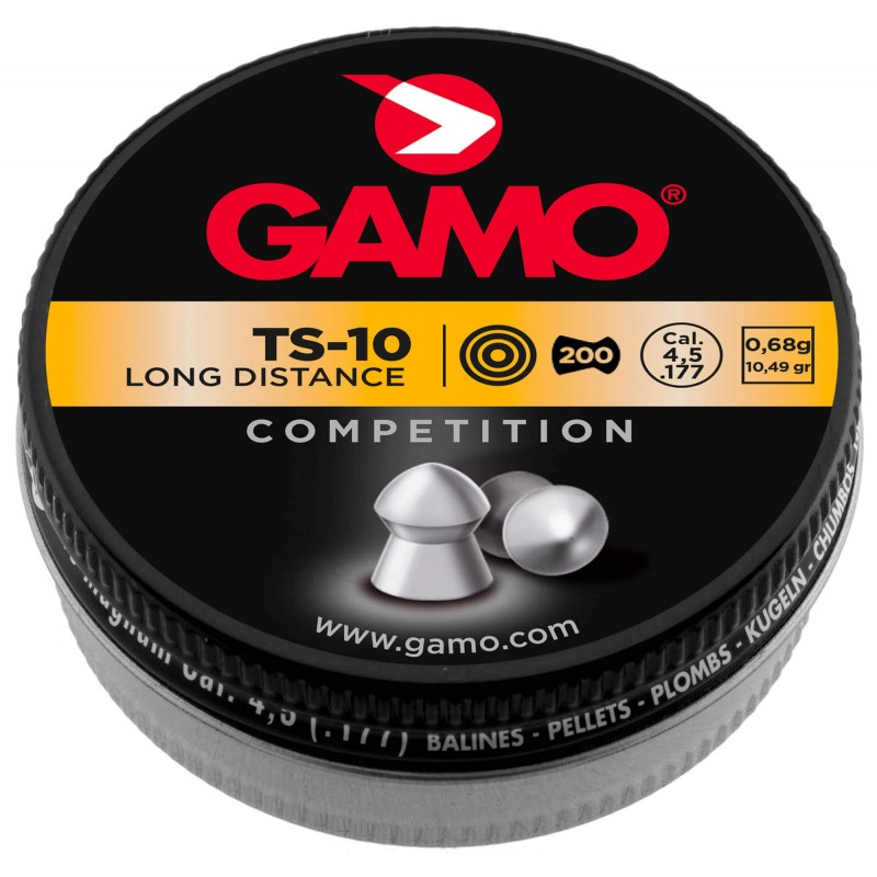 Boîte de 200 plombs Gamo TS-10 - calibre 4.5mm