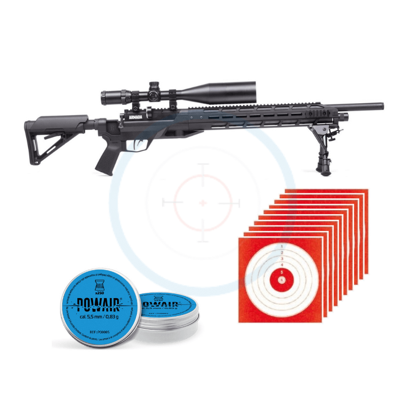 Pack Carabine Crosman Armada - calibre 5.5mm