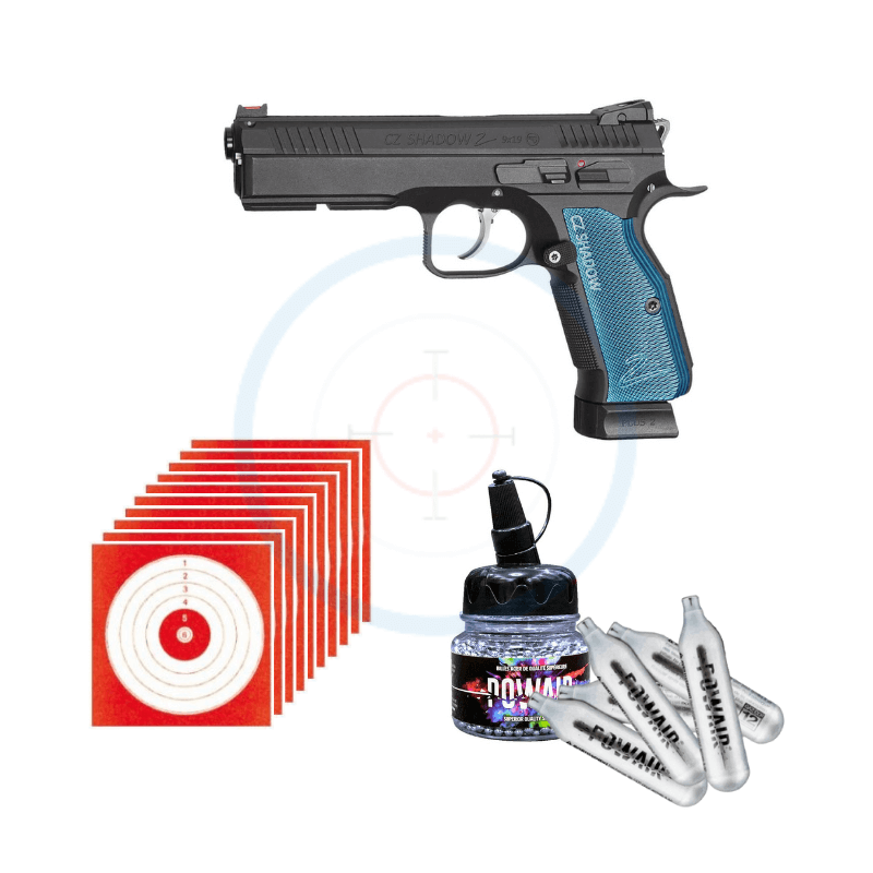 Pack Pistolet ASG CZ Shadow 2 - calibre 4.5mm BBs