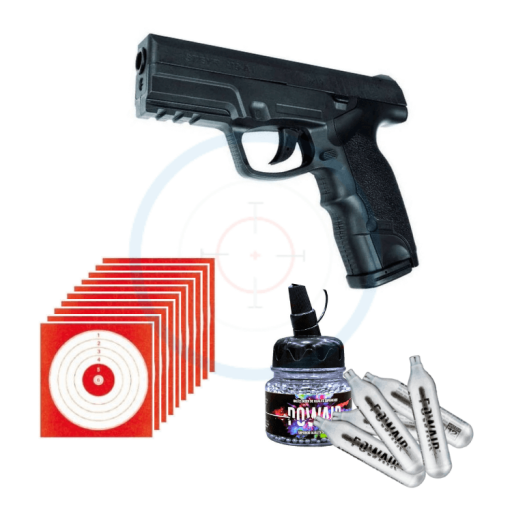 Pack Pistolet ASG Steyr M9-A1 - calibre 4.5mm BBs