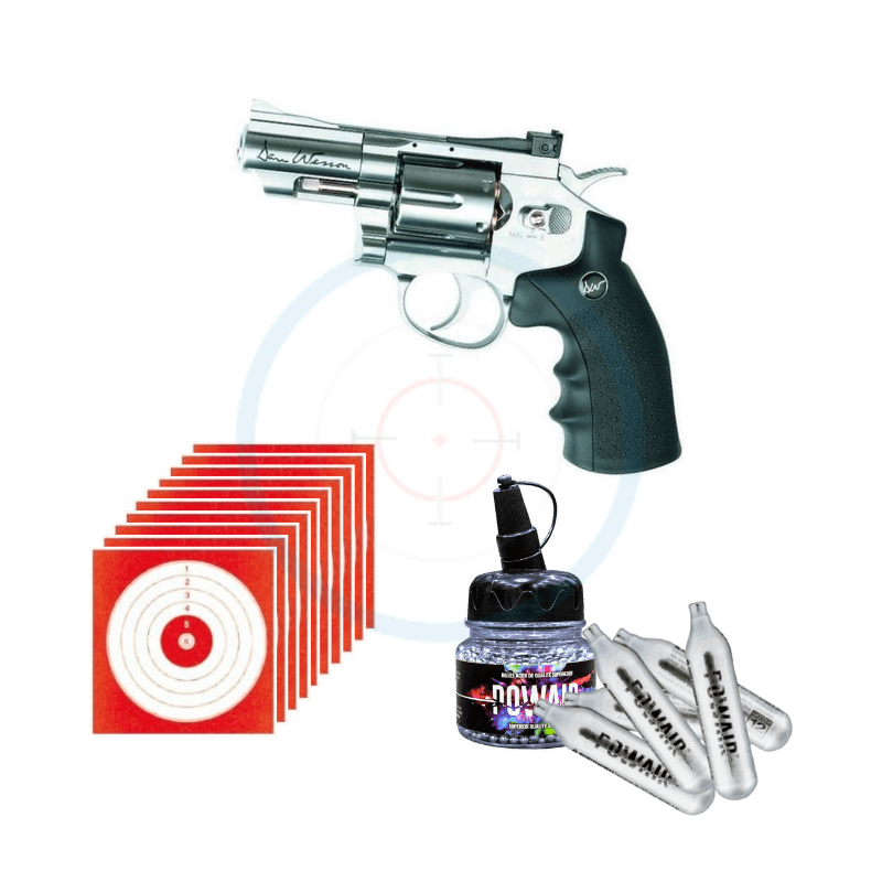 Pack Revolver ASG Dan Wesson 2.5" - calibre 4.5mm BBs