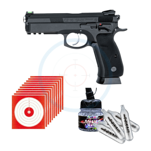 Pack Pistolet ASG CZ SP-01 Shadow - calibre 4.5mm BBs