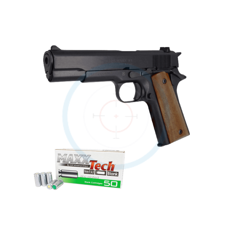 Pack Pistolet à blanc Kimar 911 - calibre 9mm PAK