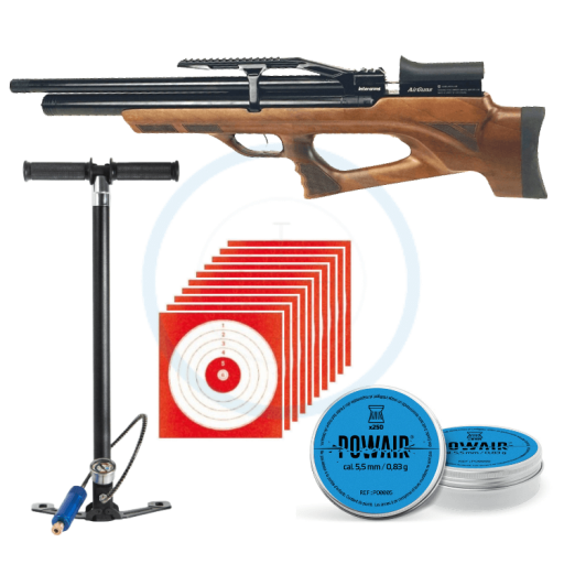 Pack Carabine à air PCP Aselkon MX10 Bois - Cal 5.5mm