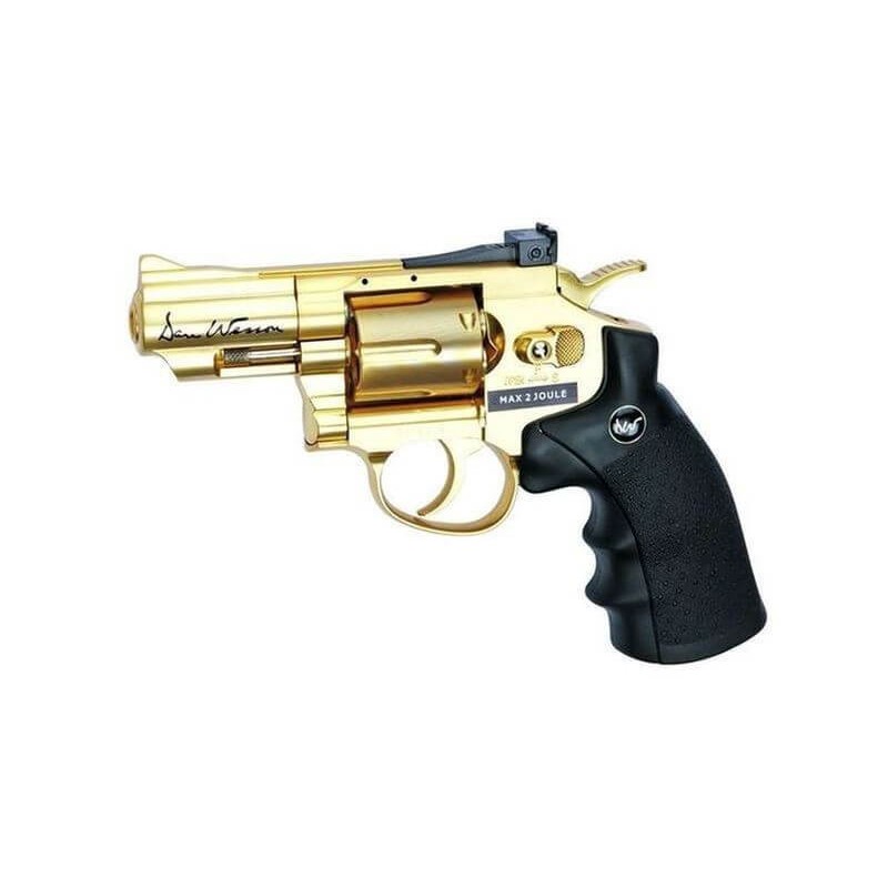 Revolver Dan Wesson 2.5" Gold - calibre 4.5mm BBs