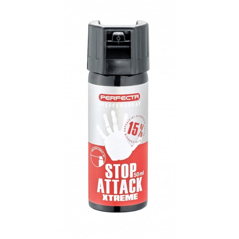 Bombe lacrymogène gel poivre 50mL - Perfecta