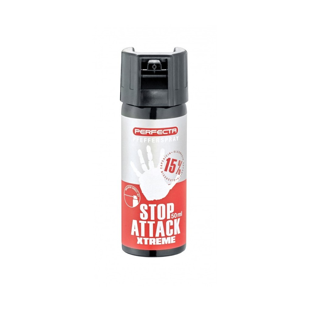 Bombe anti agression gel poivre 50 ML - Bombe lacrymogène