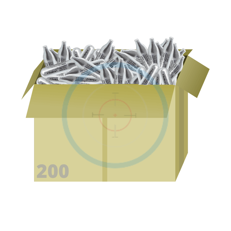 Carton de 200 capsules de CO2 12g Umarex