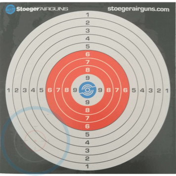 Carton de 100 cibles en carton Stoeger 14x14 cm 2