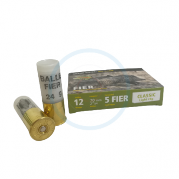 Balles Slug FIER Classic Light 24G - Calibre 12/70
