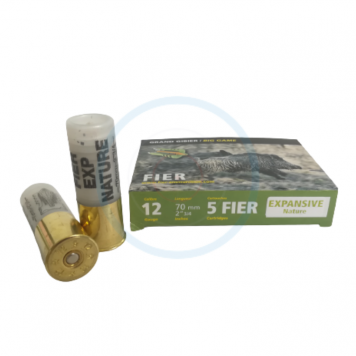 Balles slug FIER EXPANSIVE NATURE - Calibre 12/70