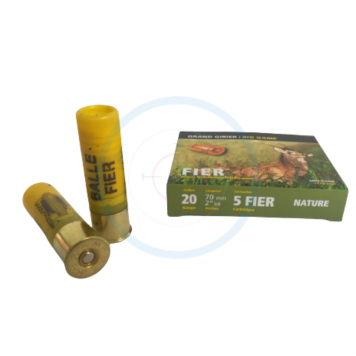 Balles slug FIER NATURE - Calibre 20/70