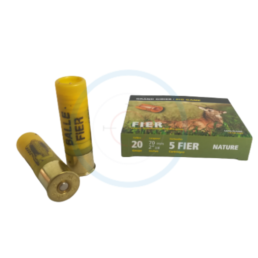 Balles slug FIER NATURE - Calibre 20/70