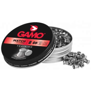 Boîte de 250 plombs Gamo Match Classic - calibre 5.5