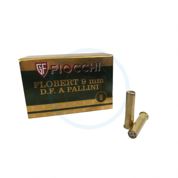 Boîte de 50 cartouches Fiocchi n°9 - calibre 9mm Flobert