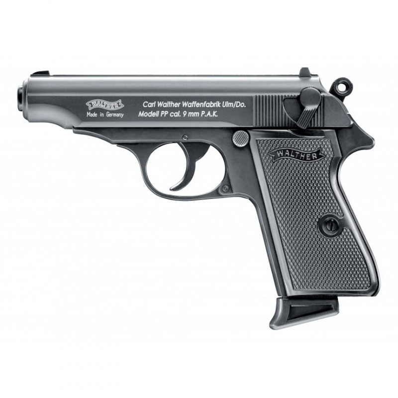 Pack Pistolet à blanc Walther PP Bronze -...