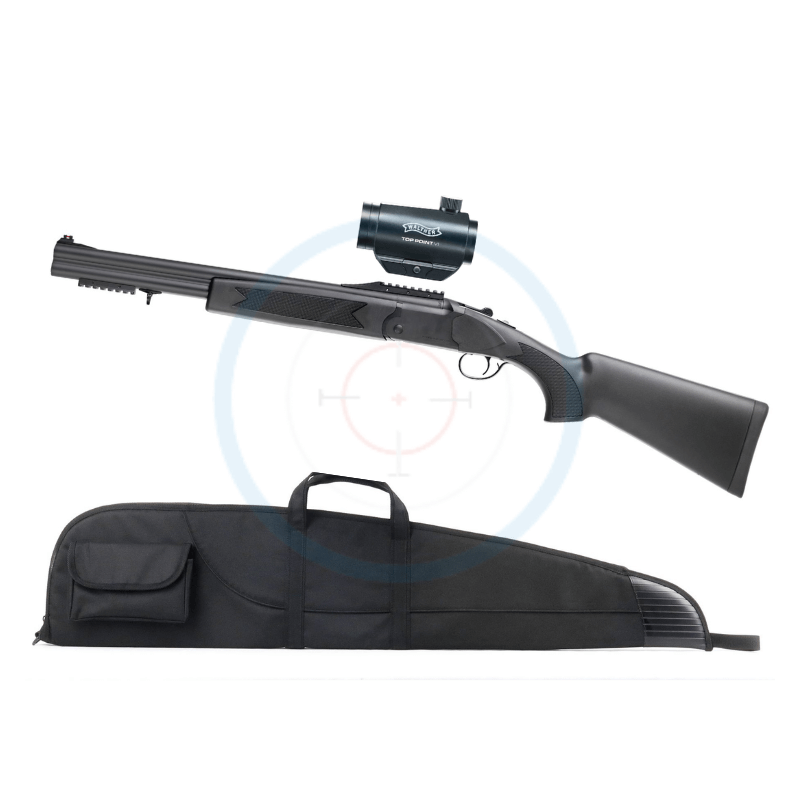 Pack Fusil superposé Khan Arms Integra TAB Slug Synthétique - CAL 12/76