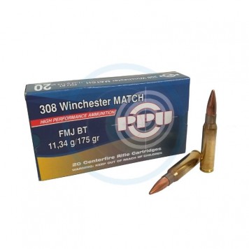 Lot de 10 Boîtes de 20 cartouches Partizan Match FMJ BT -... 2