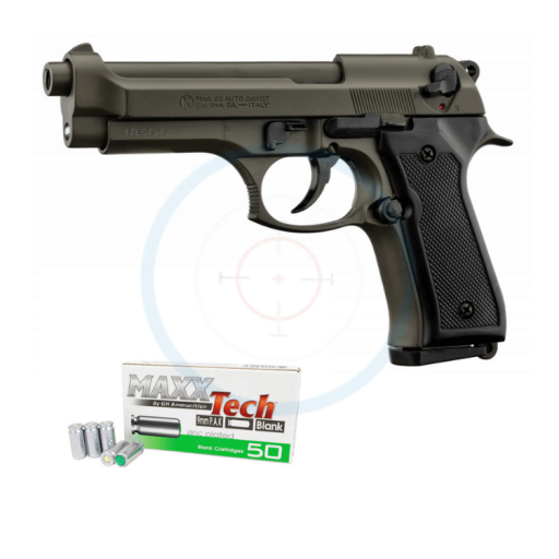 Pack Pistolet à blanc Kimar Chiappa 92 Green - calibre 9mm PAK