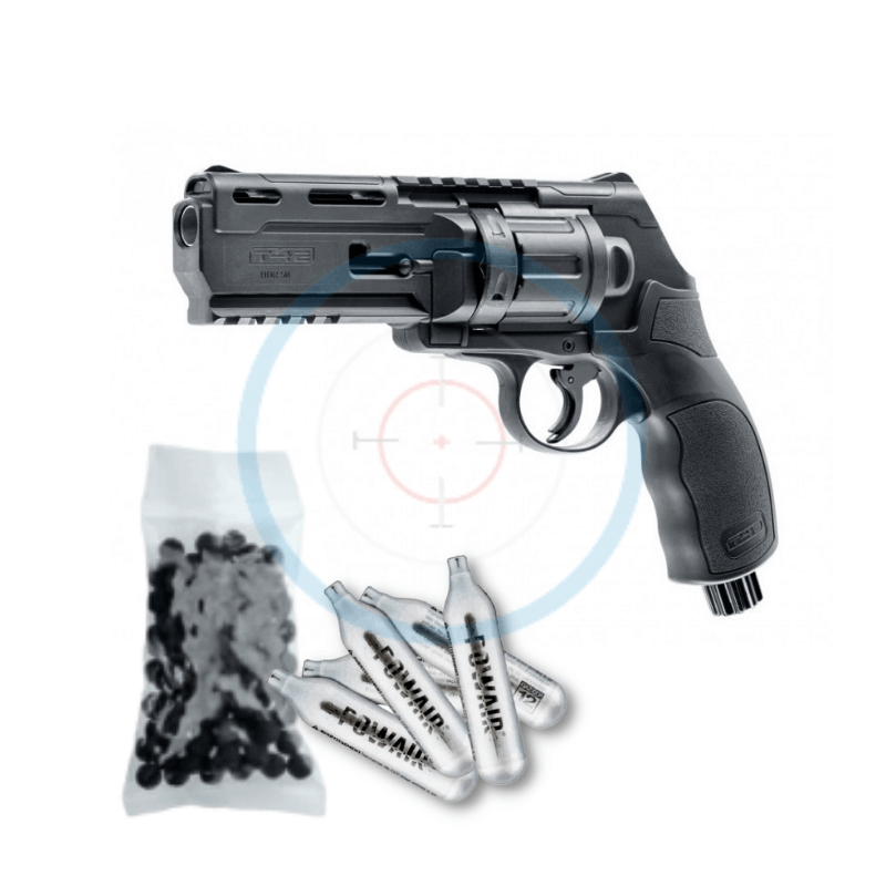 Pack Revolver Umarex T4E HDR50 11 joules - calibre 50