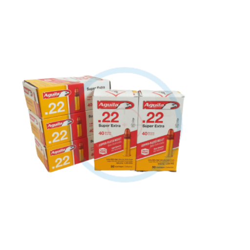 250 cartouches Aguila Super Extra - calibre 22 LR