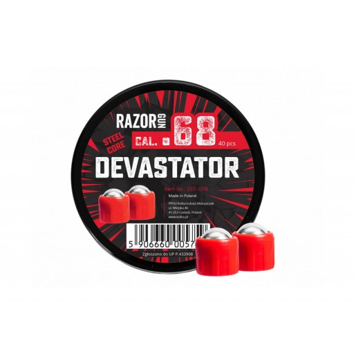 Sachet de 10 balles Razorgun Devastator - calibre 68
