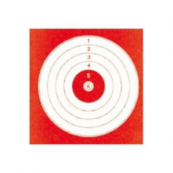10 cibles cartonnées 14 x 14 cm loisirs