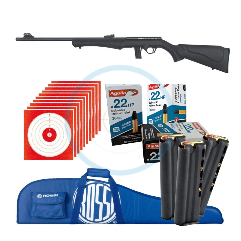 Pack Tireur Carabine Rossi 8122 - calibre 22LR